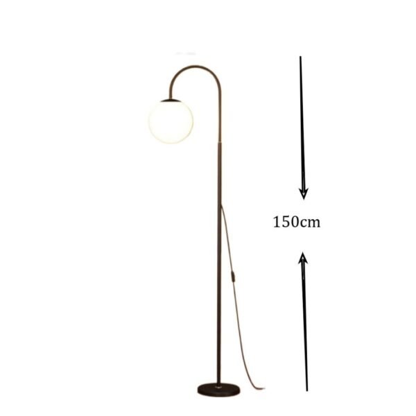 Modern Minimalist 3-Color LED Floor Lamp – Matte Black Standing Reading Light for Living Room & Bedroom