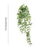 3-Pack Artificial Hanging Plants in Pots – Faux Trailing Eucalyptus & Ivy for Indoor Home Decor