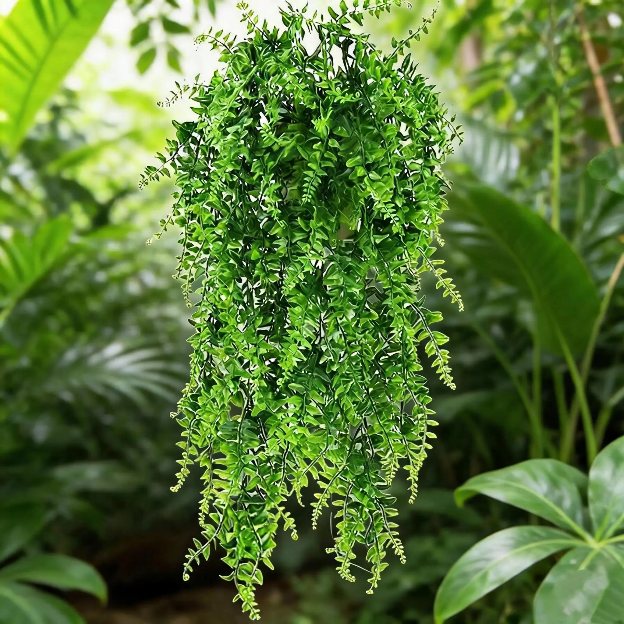 Artificial Persian Fern Leaf Texture & Material Quality