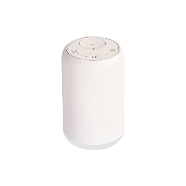 Yasser Booster white waterless aromatherapy machine and essential oil diffuser viewed from the top showing control buttons