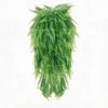 Artificial Persian Fern Hanging Vine - 69 Mesh Straight Tail Artificial Persian fern wall hanging vine in 69 mesh straight tail variant against a plain white background