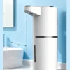 Automatic Soap Dispenser 30-Degree Angled Nozzle Design Diagram highlighting the 30-degree angled nozzle and wall-mounted setup of the soap dispenser